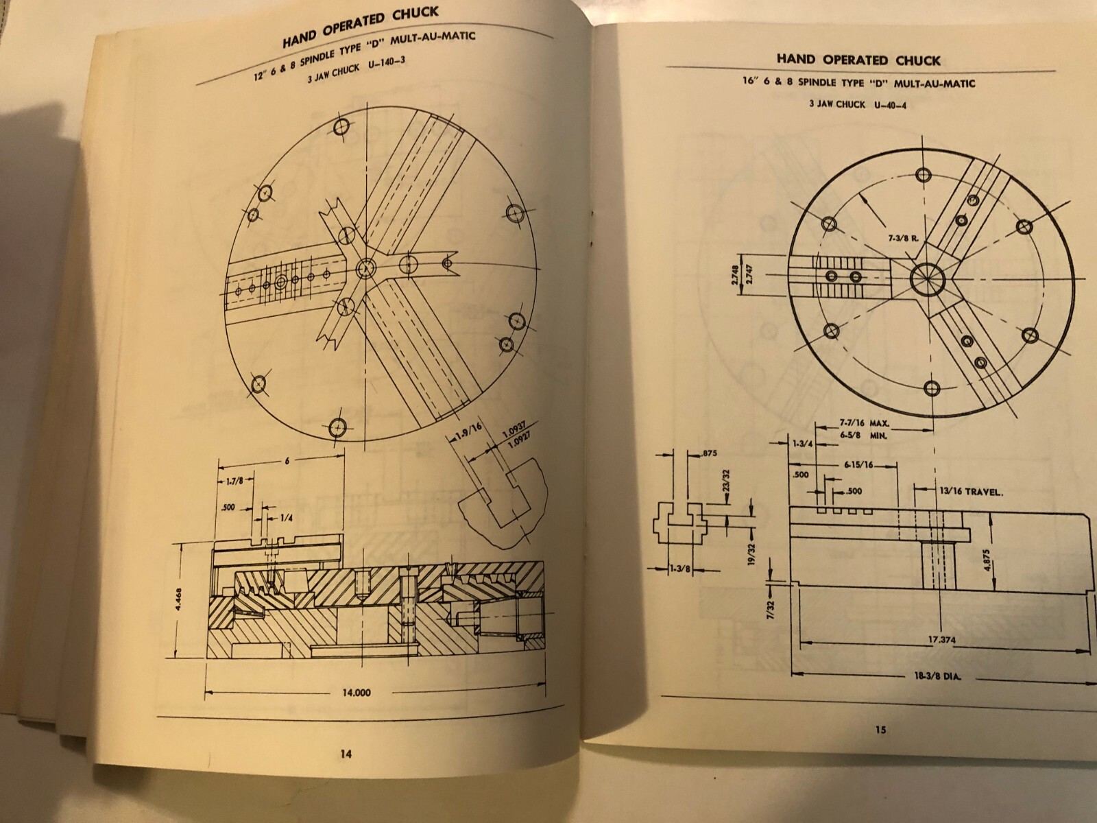 The Bullard Co. Tool Data Book Type “D” MULT-AU-MATIC Machine Tools MT-1-10-53