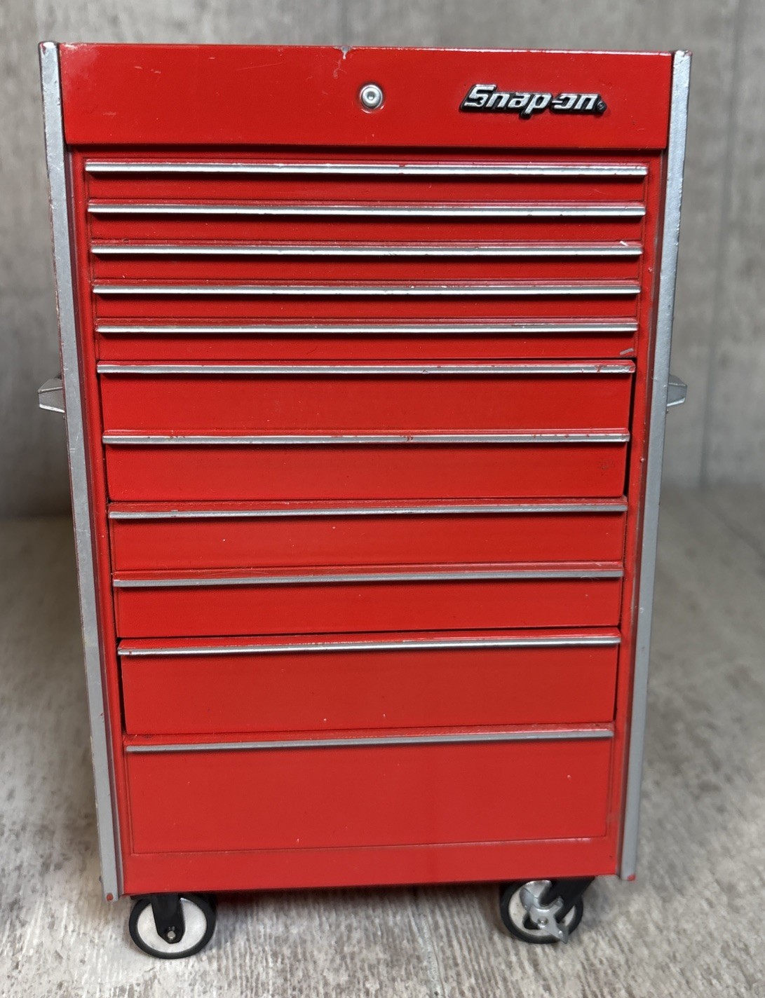 Snap-On Crown Premiums Heavy Diecast Tool Box Bank Lot (2) READ