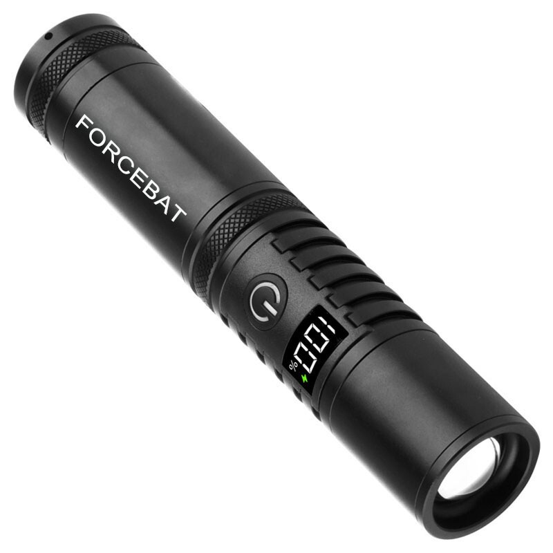 FORCEBAT EDC Mini Flashlight White Light Small Penholder Pen Light Pocket Torch