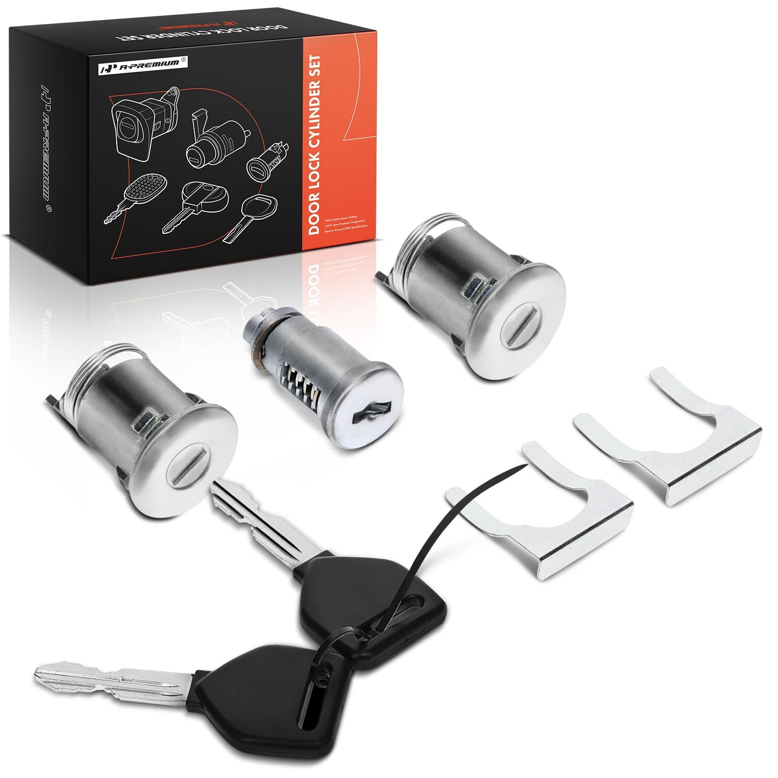 Ignition & Truck Lock Cylinder Kit with Keys Compatible with…