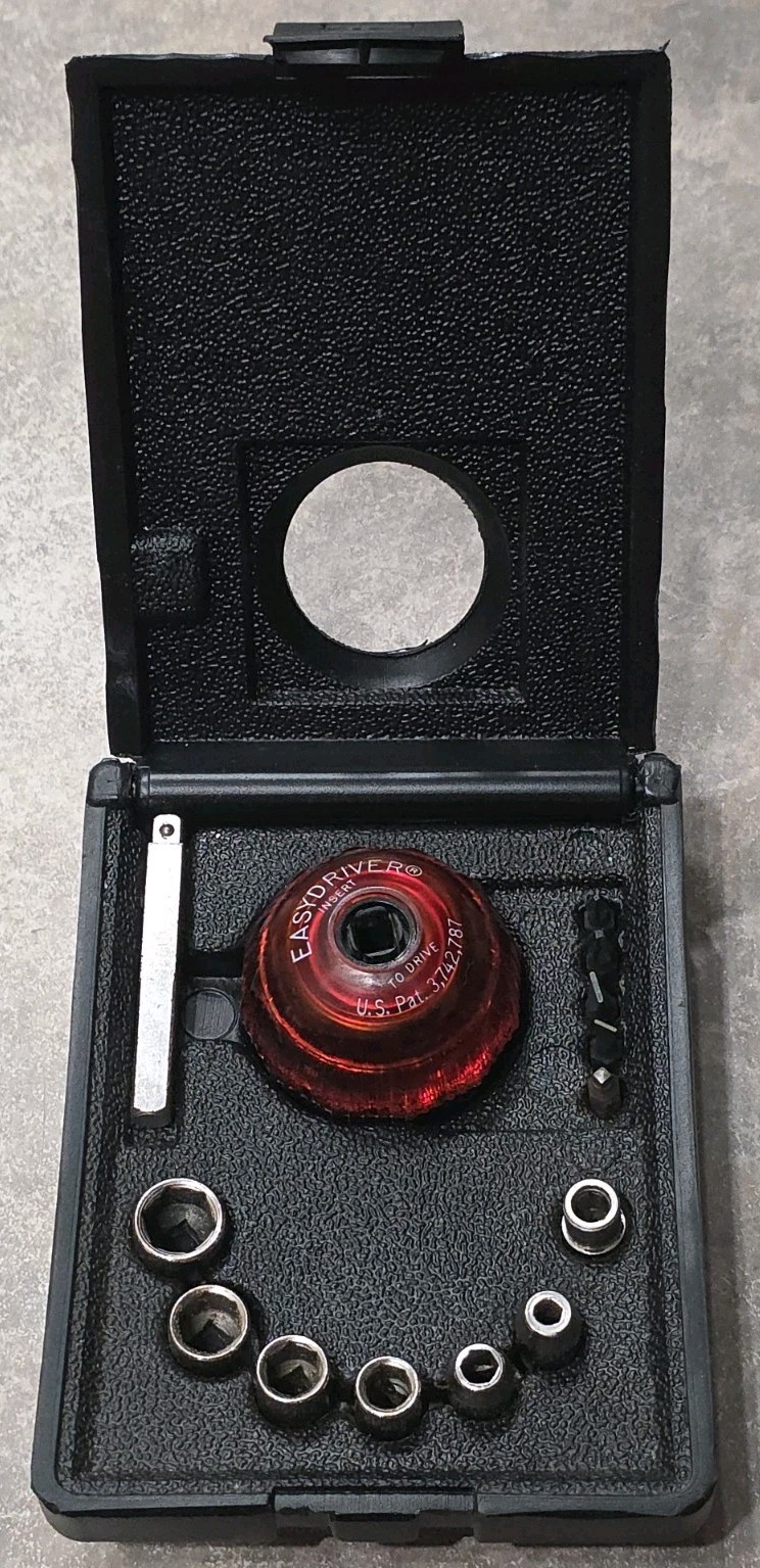 Vintage Creative Tools Easydriver Combination Screw & Nut Driver Set W/ Case