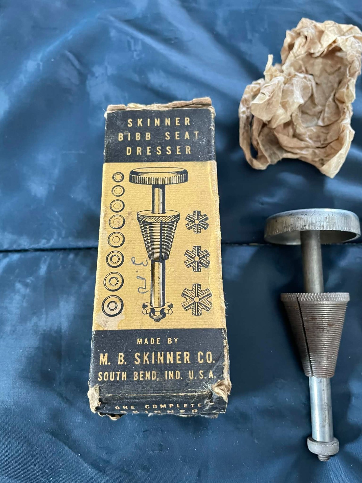 Skinner Bibb Seat Dresser Tool, Bag Pouch, Original Box MAKE ANY OFFER