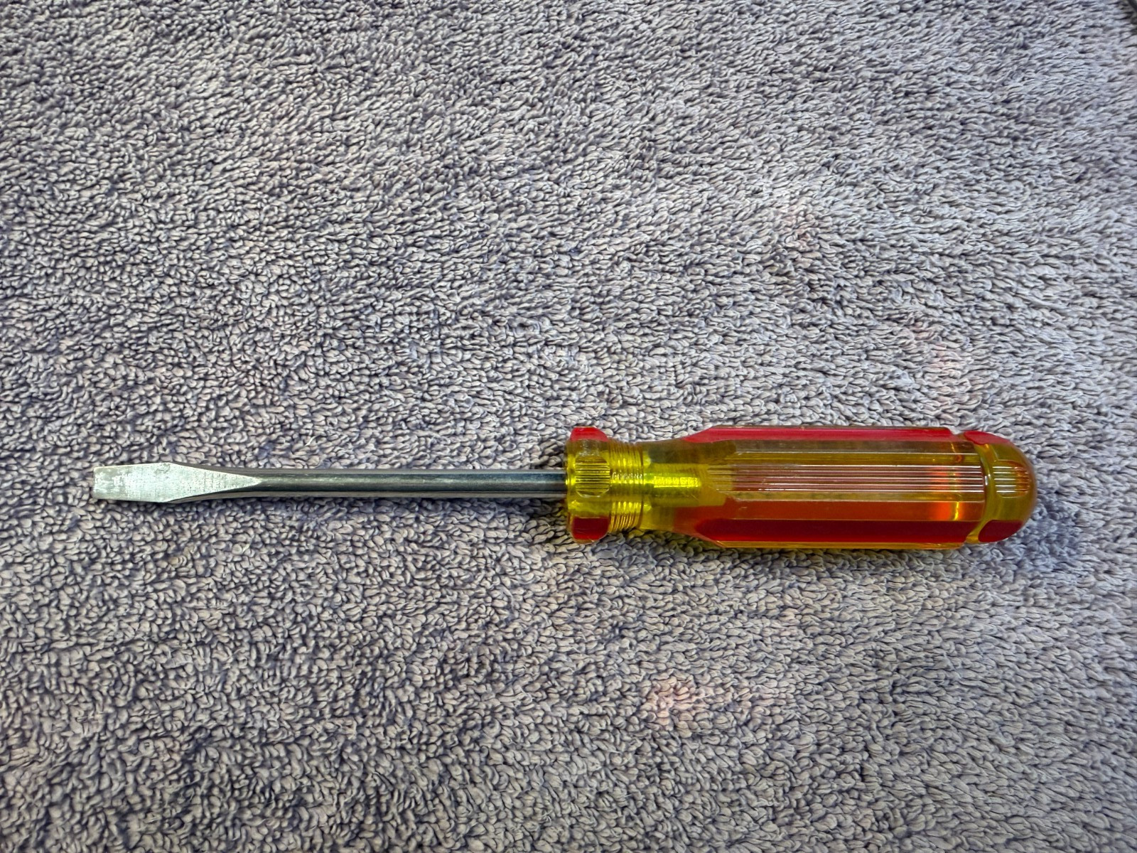 Vintage Stanley Flathead Screwdriver slotted 3/16 64-864 8″ Made In USA see pics