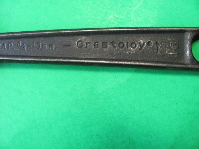 VINTAGE CRESCENT CRESTOLOY 6″ BLACK OXIDE ADJUSTABLE WRENCH USA