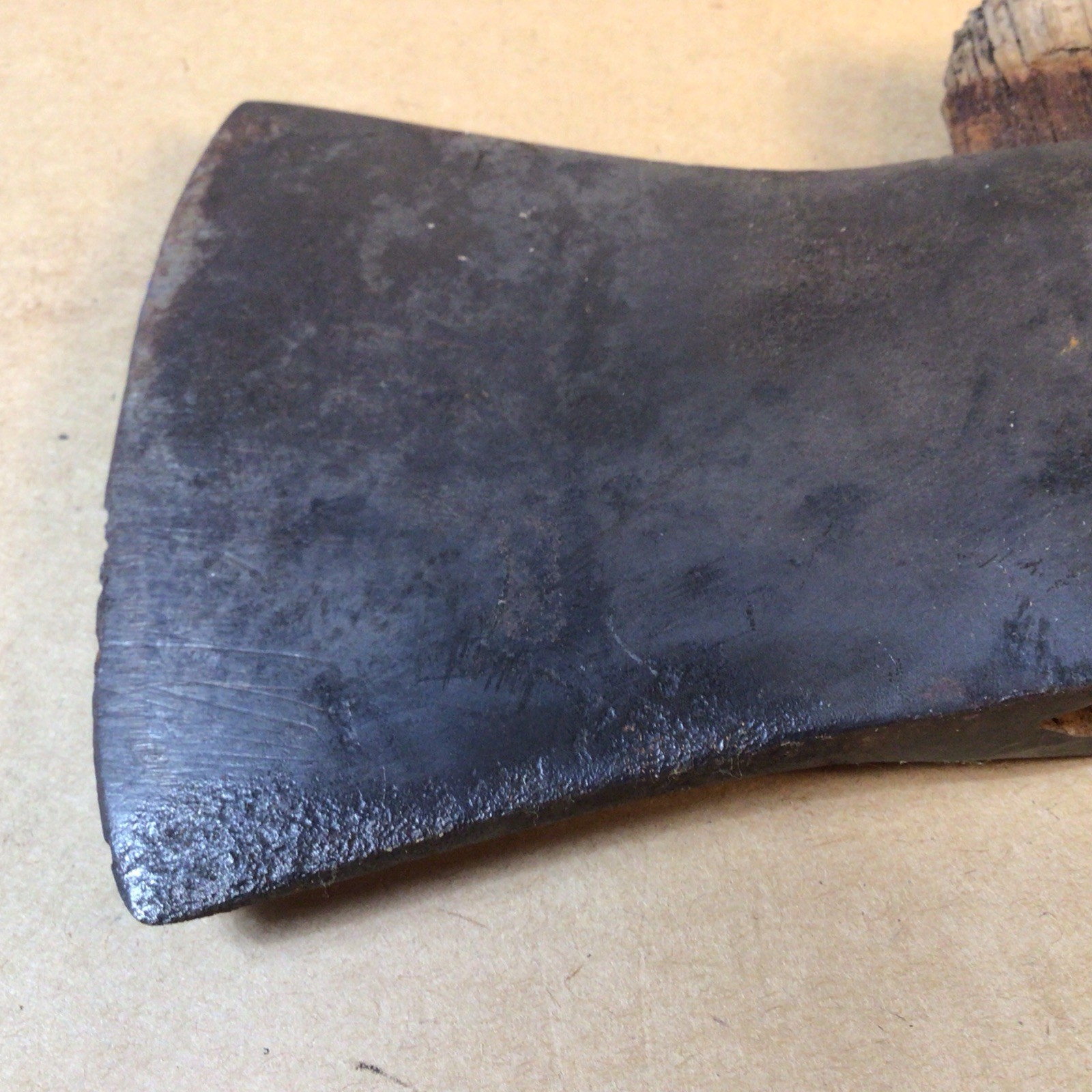 VINTAGE GENUINE OLD DOUBLE BIT AXE HEAD UNMARKED 3lb 14.5 Oz. UNKNOWN MAKER.