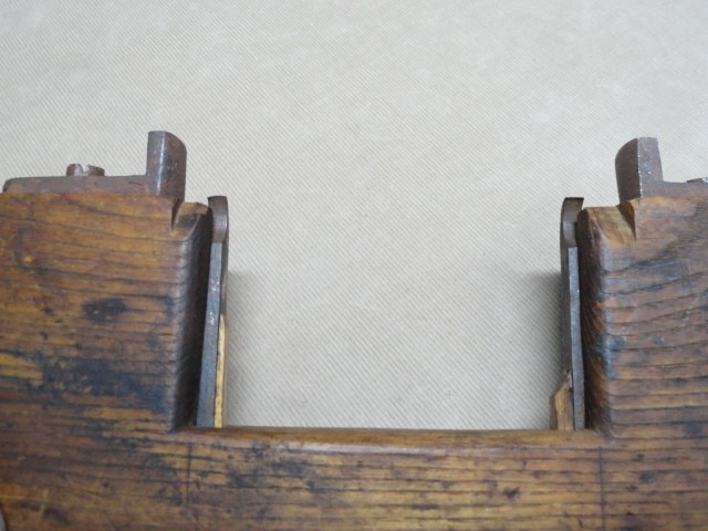 Coach Carriage Maker Double Router Wood Plane w/ Hand Cut Hardware AWESOME