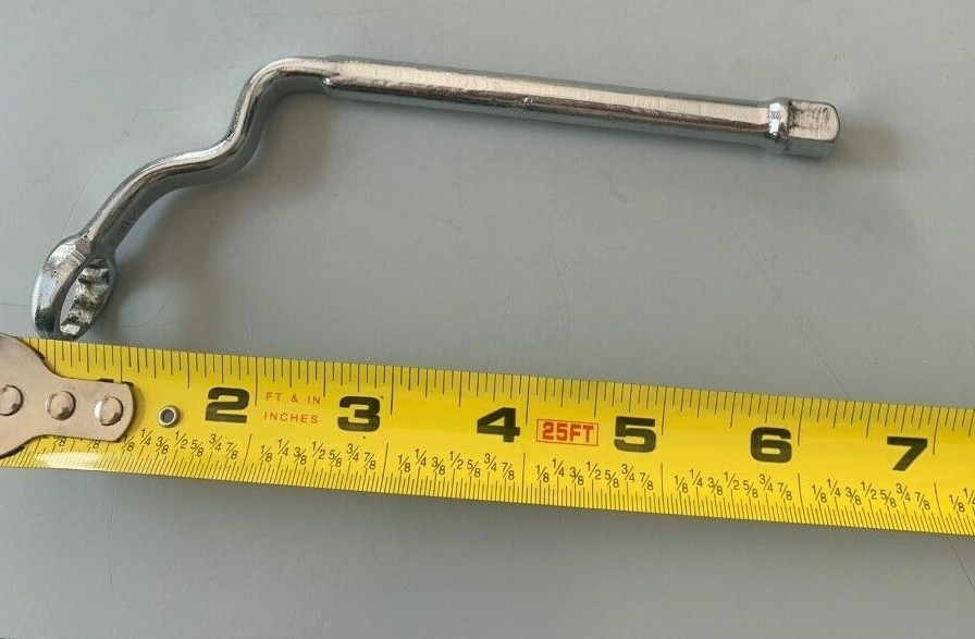 VINTAGE SPECIAL DISTRIBUTOR ADJUSTMEN WRENCH 3/8-9/16 TOOL 12 POINTS USED