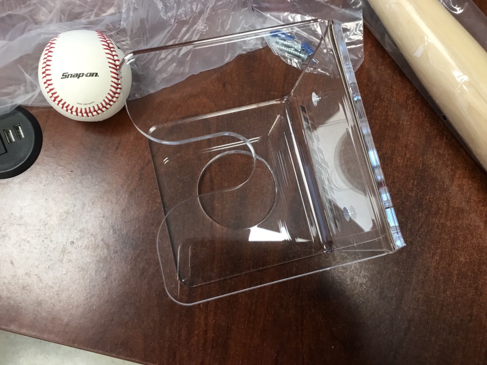 NEW IN BOX Snap-On Baseball Bat and Ball display SSX22P132 Snap On Promo Item