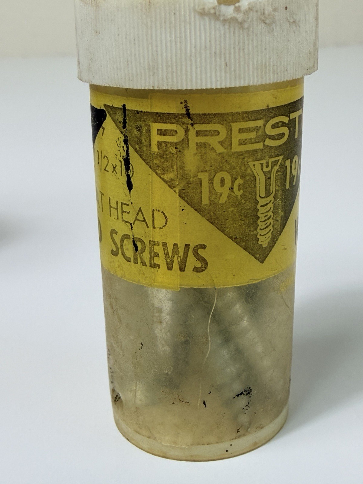 Vintage PRESTO Hardware Bundle Flat Head Wood Screws + 1-1/4″ Brads USA