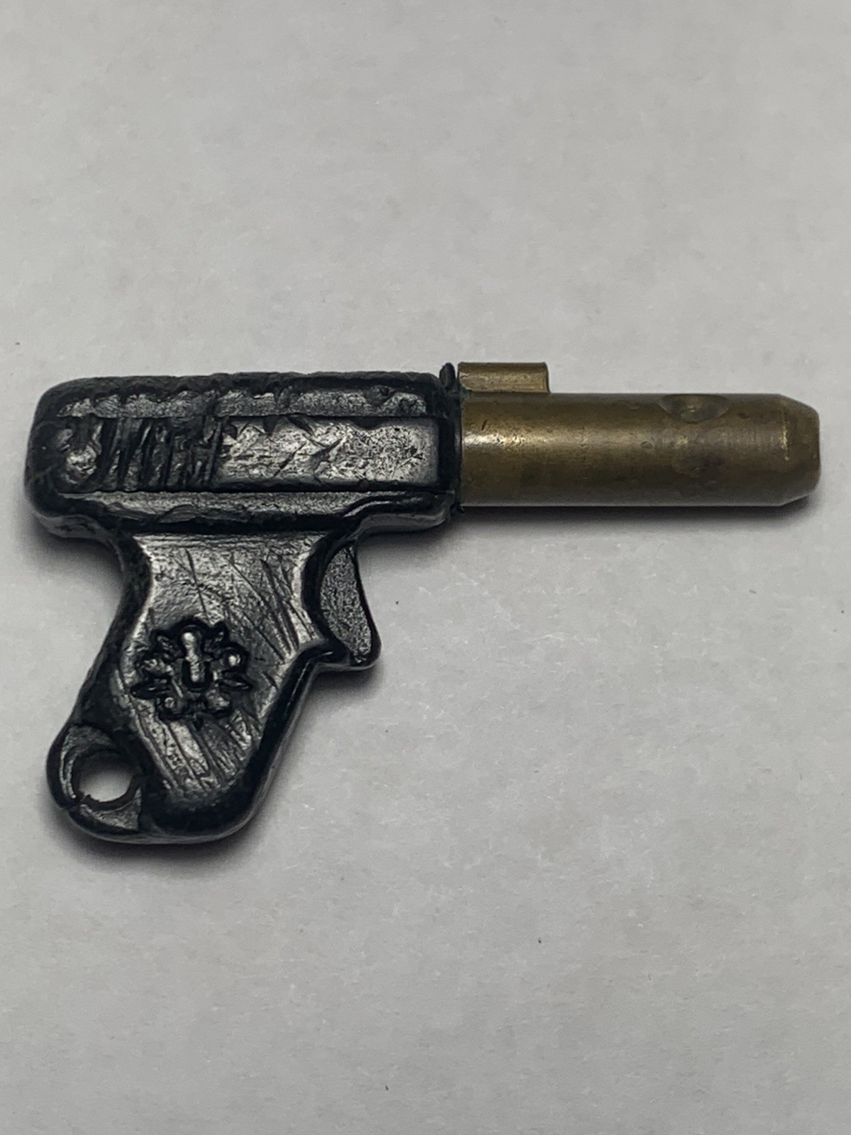 Rare Vintage Pistol Gun Style Lock Key