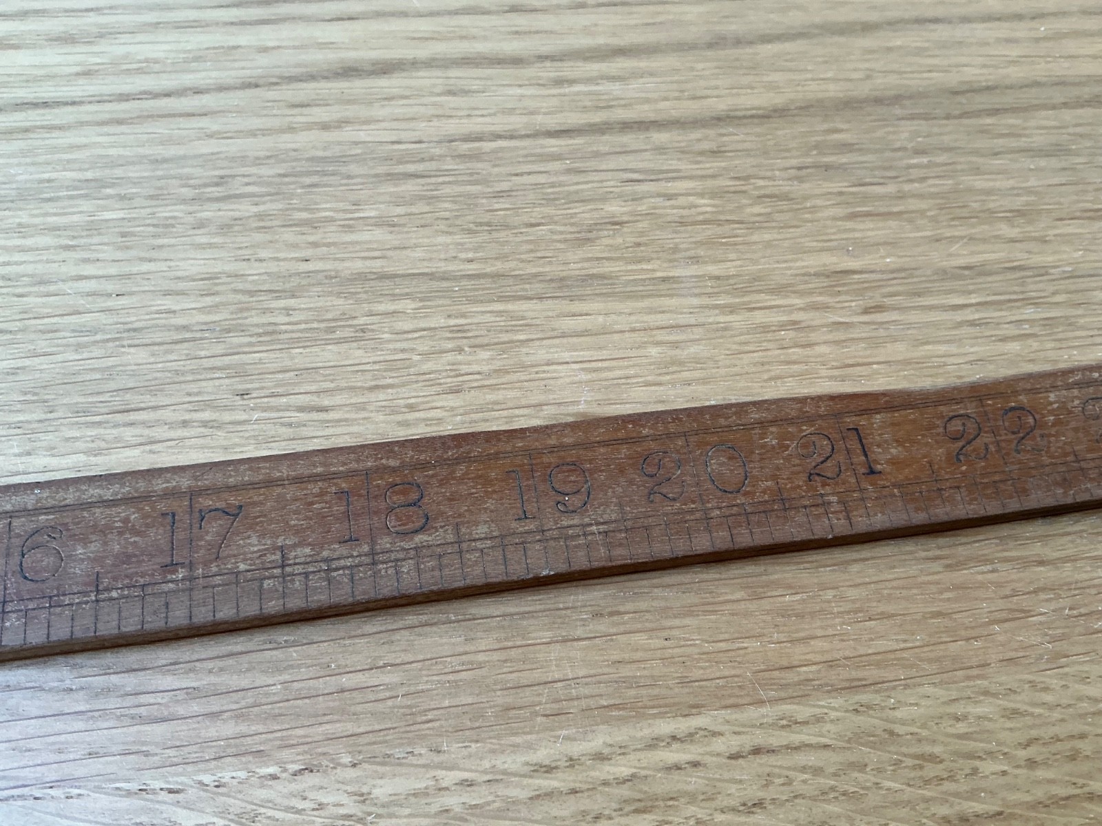 Rabone 1138 Boxwood & Brass Yard Stick 36” 3ft Wooden Rule