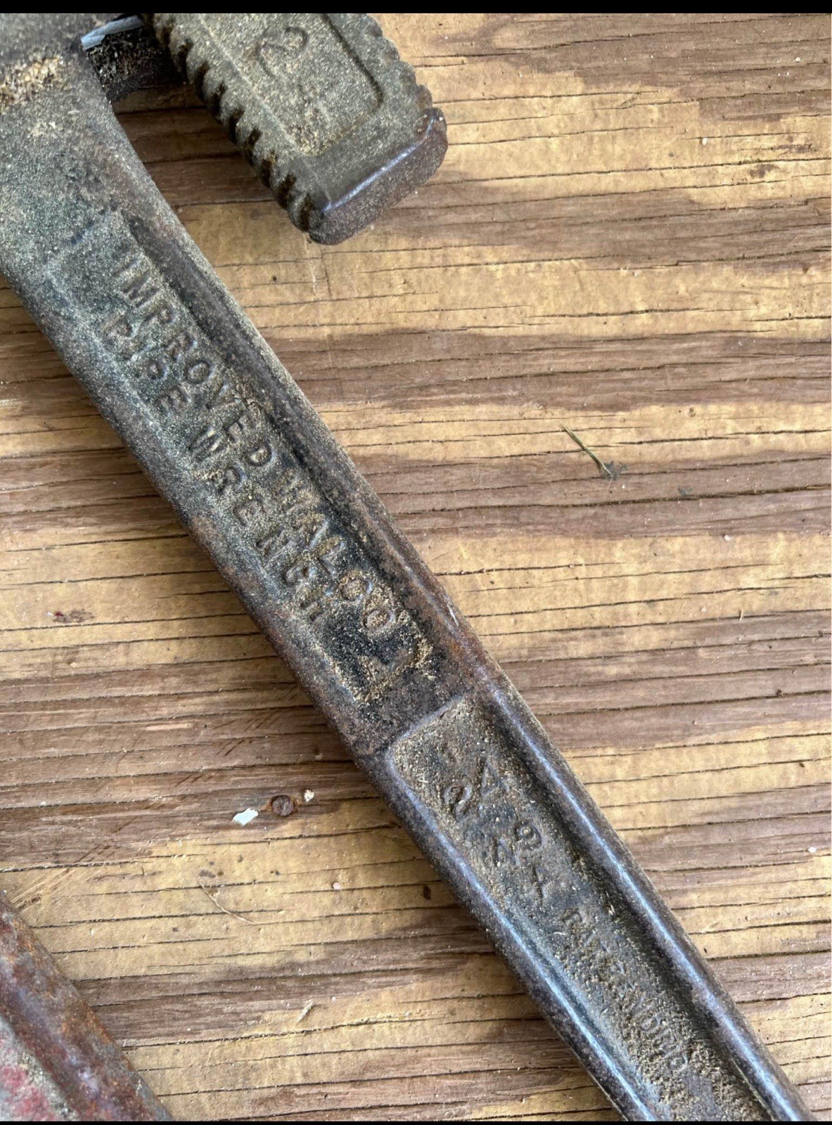 2 Pipe Wrenches Vintage Hi Test Walworth 18” 24” 1025