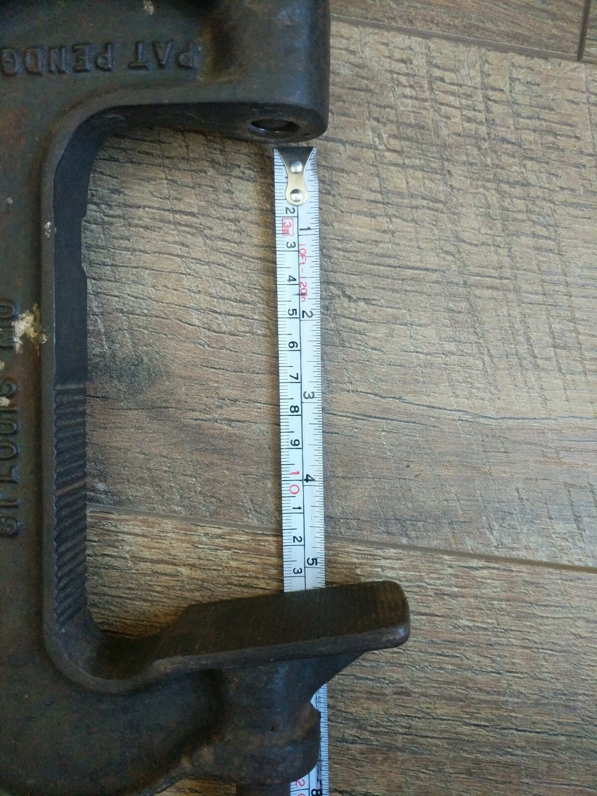 Antique Diamond Specialty MFG Co St. Louis MO Speed Jack C-Clamp Heavy Duty RARE