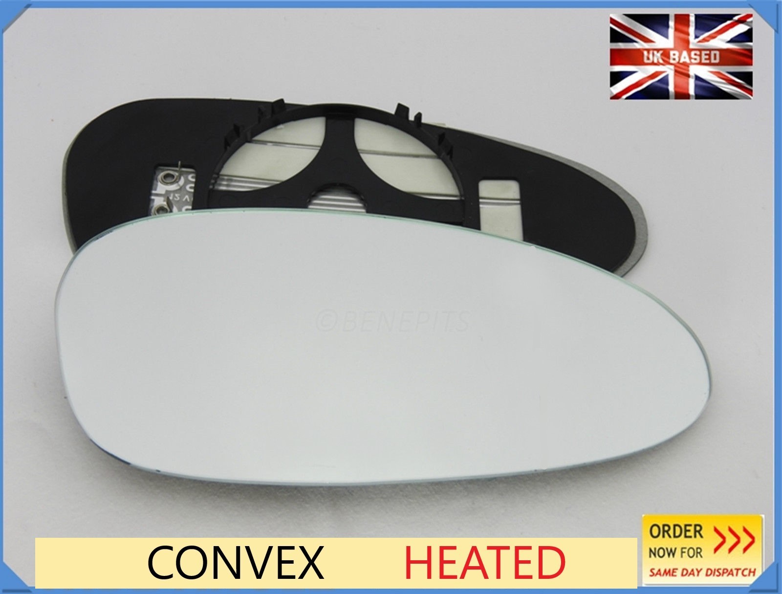 For Porsche Cayman Boxster 987 05-08 Right Convex Glass Rearview Mirror H