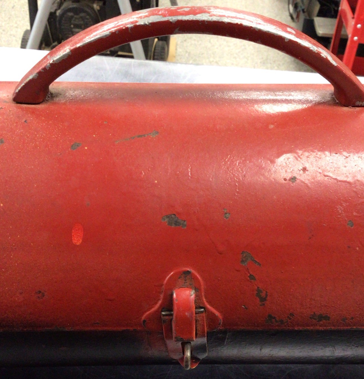 Vintage Blackhawk Torpedo Tool Box Red Rocket Style 1950’s