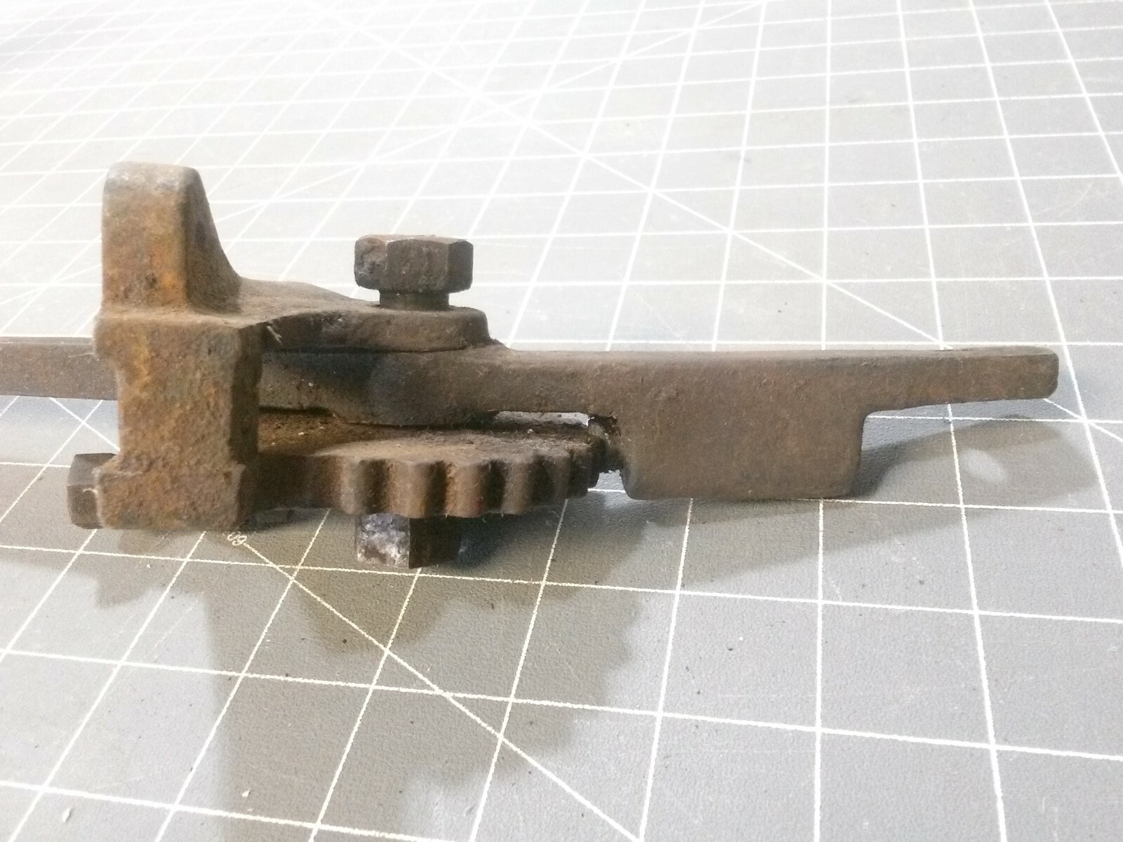 Vintage Fence Wire Stretcher Cast Iron Antique Barbed Wire Tool For Parts