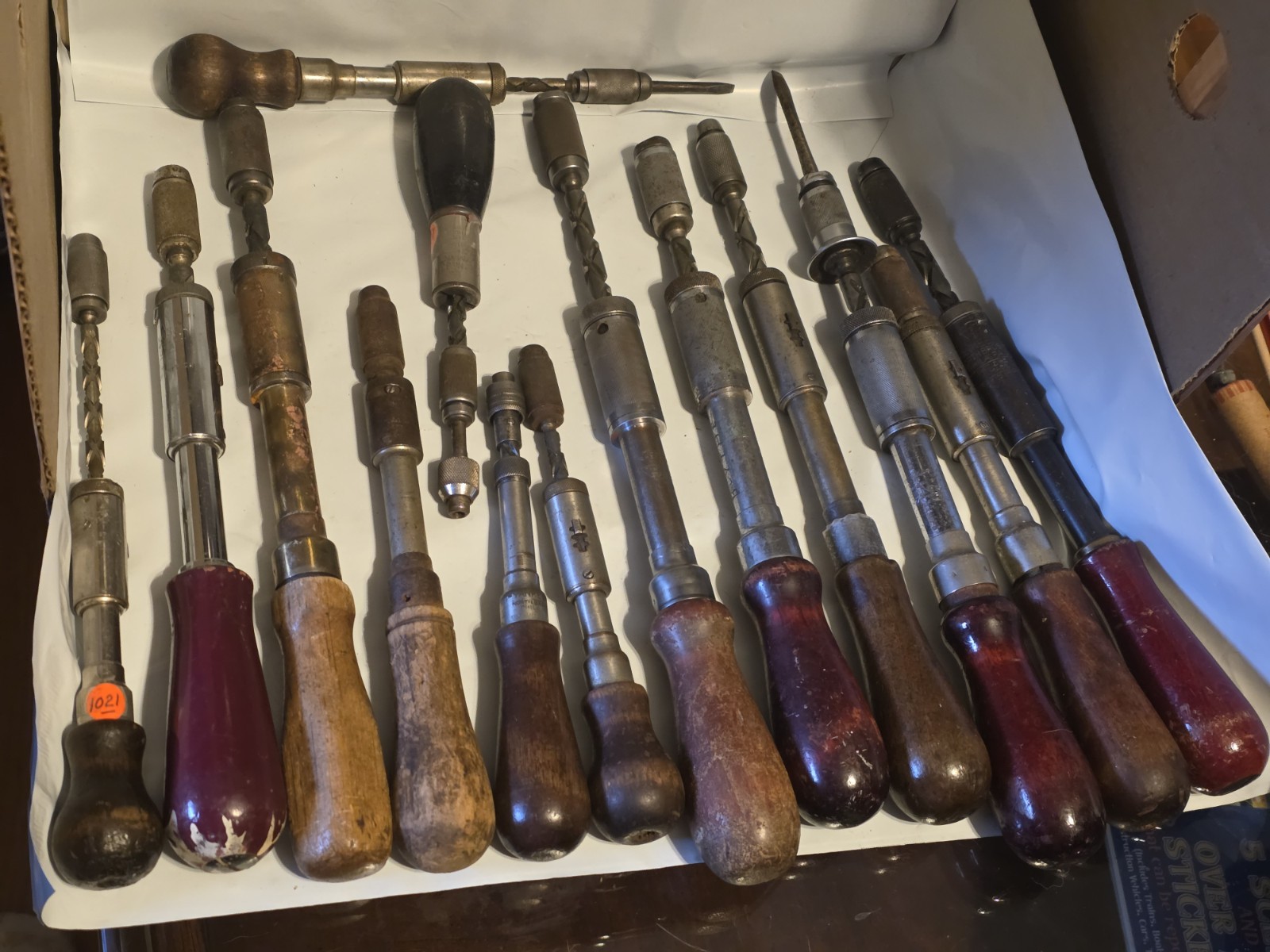14 Vintage DRILL Parts Stanley Yankee Push Millers Falls And Others Make Offer!!