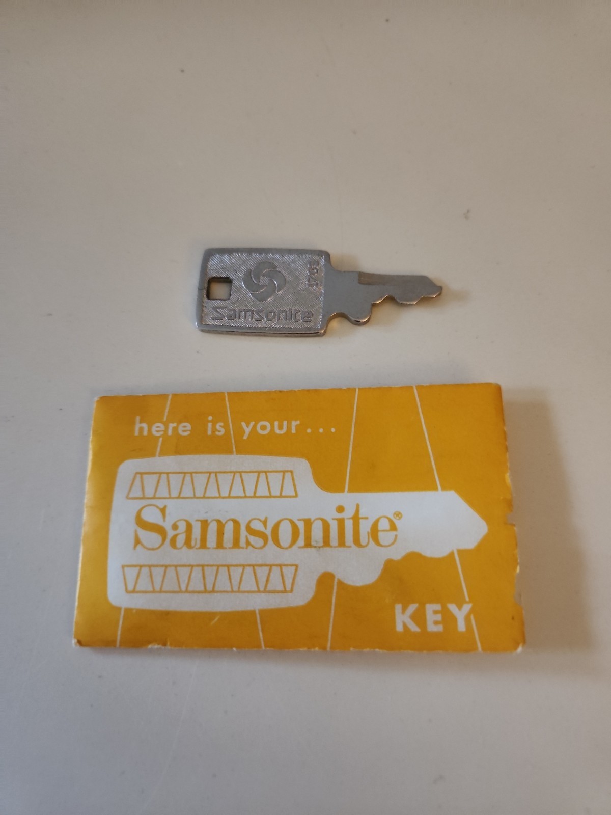Vintage Samsonite Luggage Bag Key 170 S
