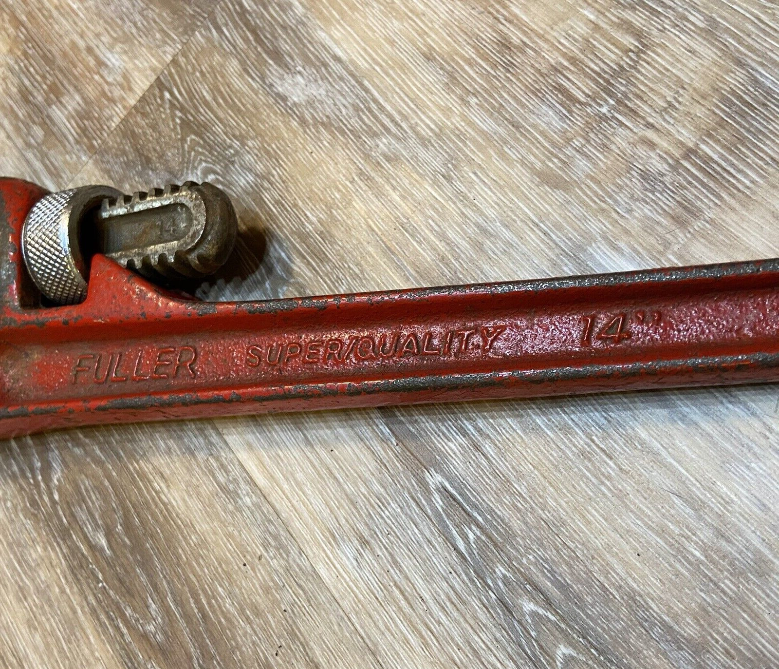 14″ Fuller PIPE WRENCH Super/Quality Adjustable Mechanics Wrench