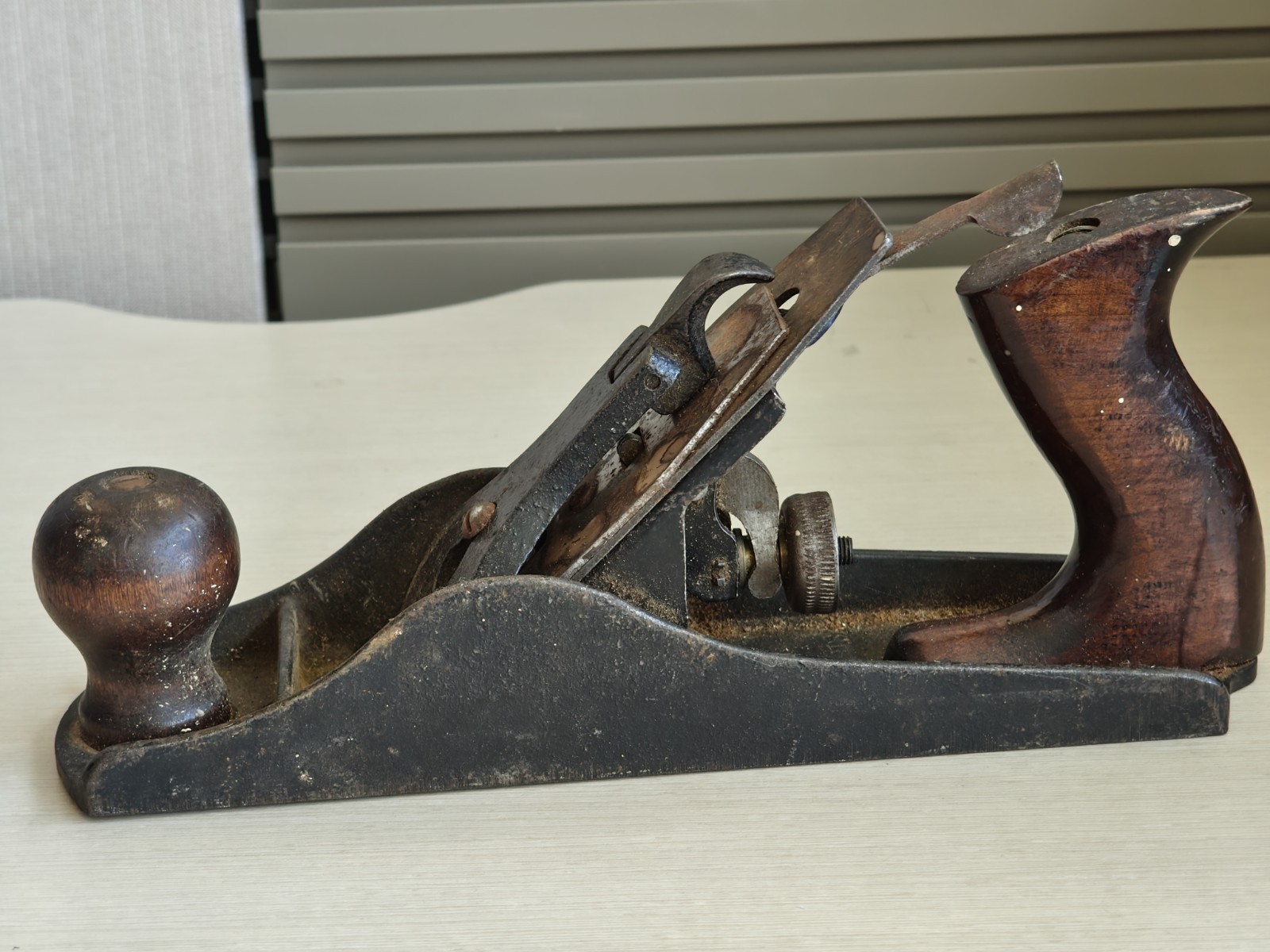 Vintage Fulton Wood Plane Wood Handle & Knob