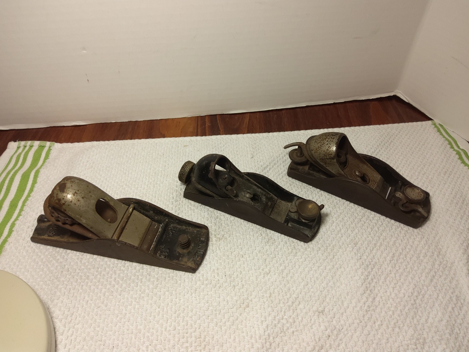 3 Vintage Planes, Stanley No. 60 1/2 No. 110 & Craftsman 107-37032, for Repair