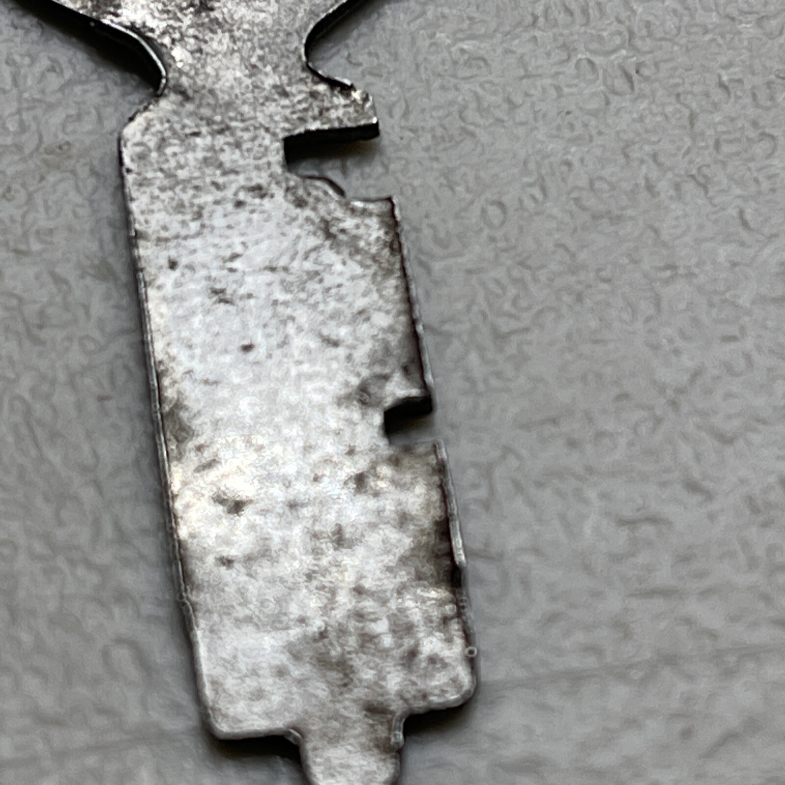Vintage Steel Flat Skeleton Key Approx 1 5/8″ Long