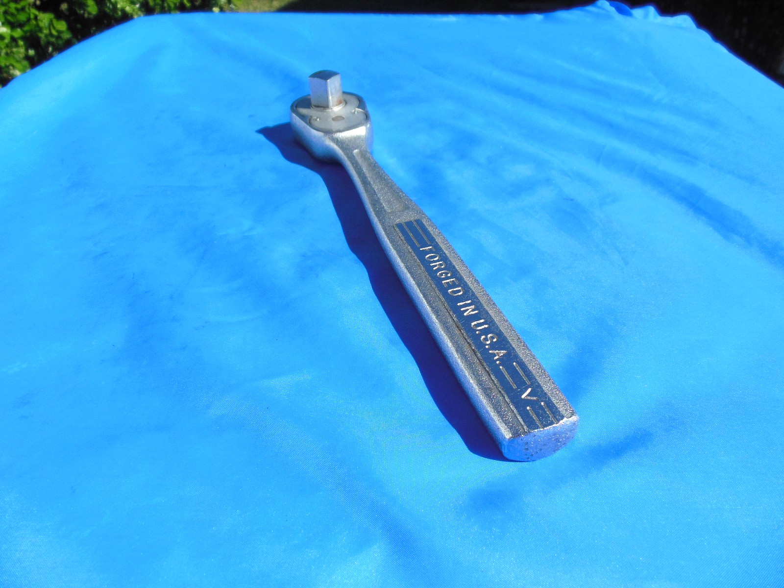 Vtg Craftsman =V= 1/2″ Drive Pear Head Ratchet Oil Port Reversing USA