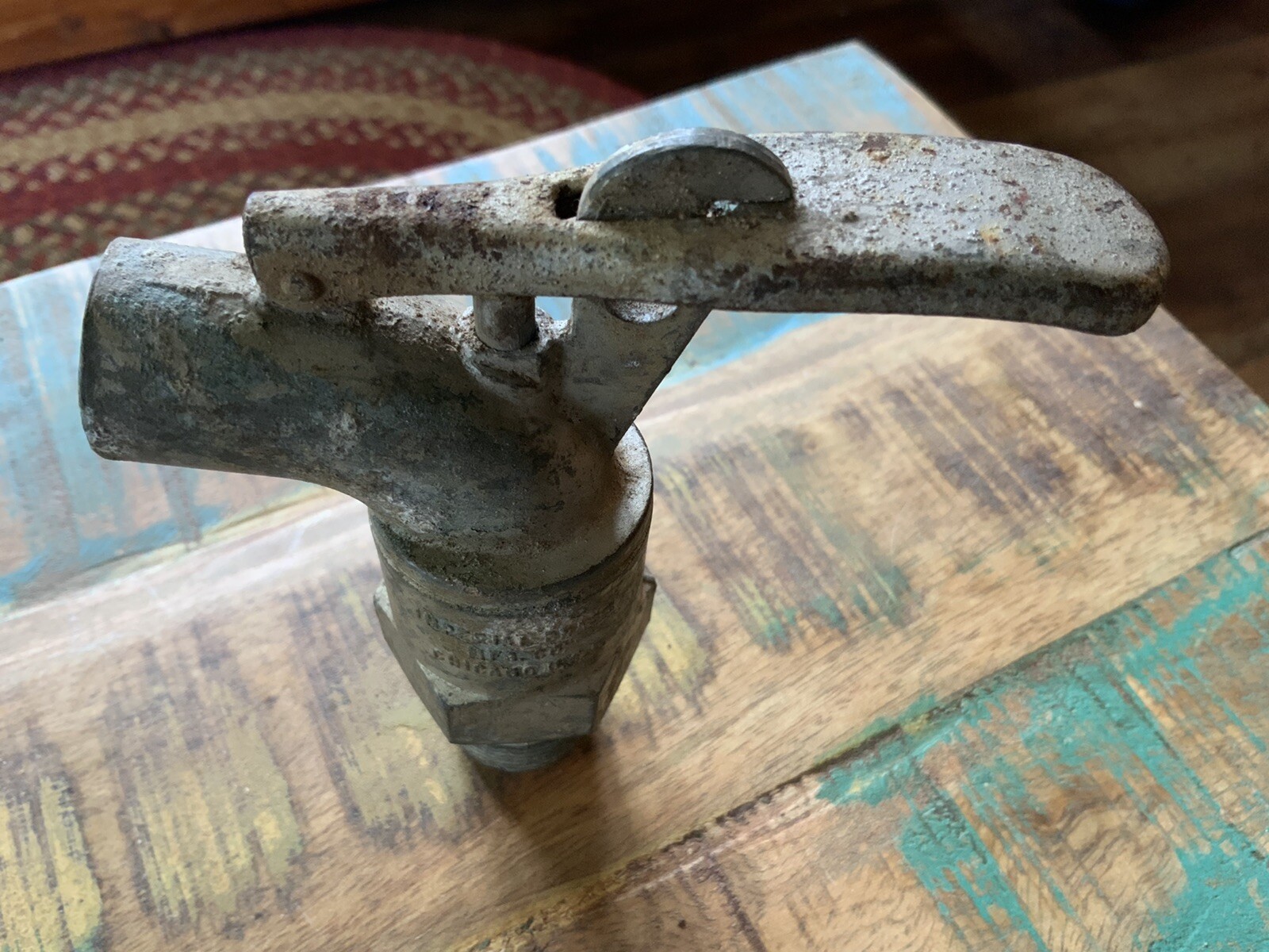 Vintage 50 GL Spigot Imperial Brass Mfg Co Bunghole Chicago IL USA