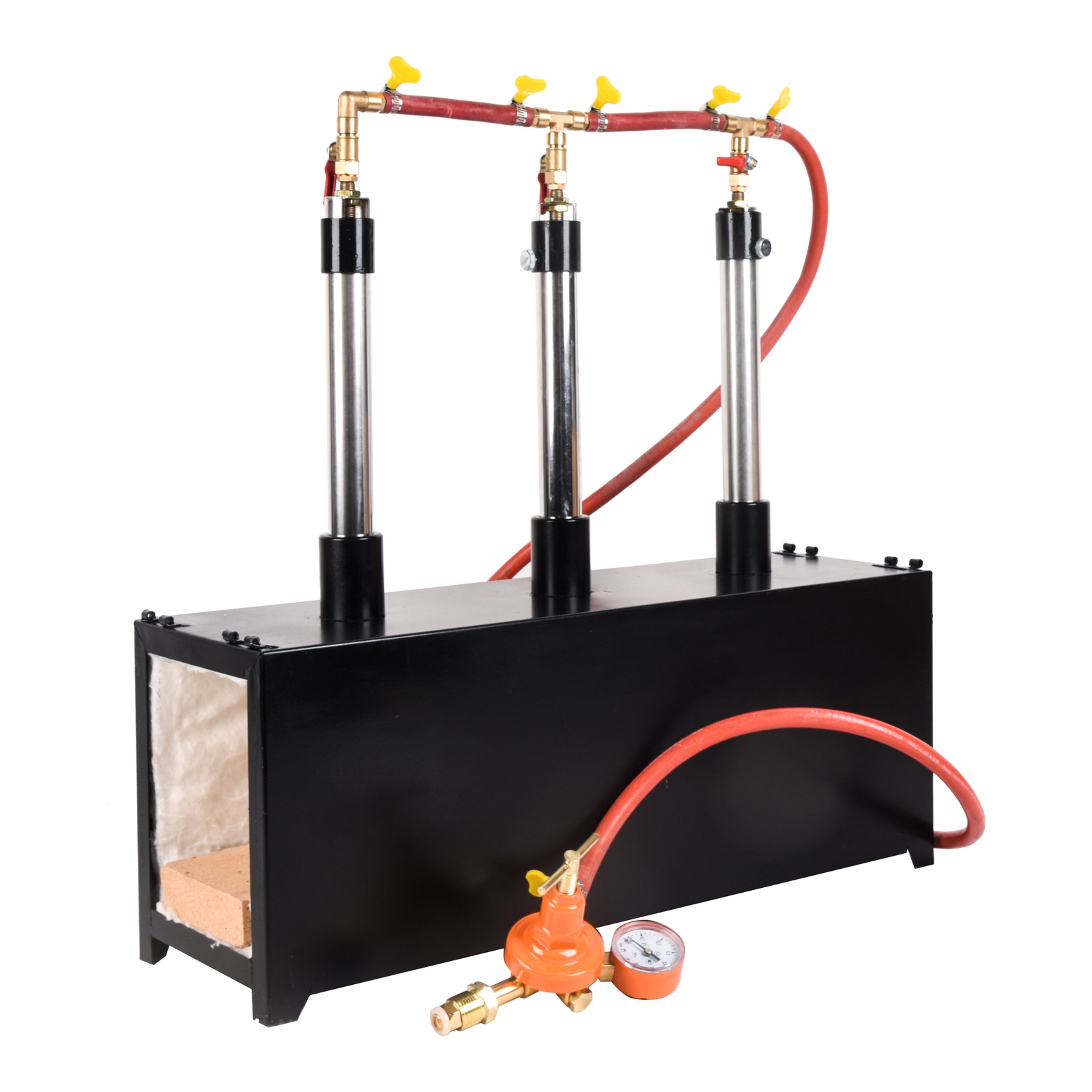 Propane Forge Furnace Gas Burner for Blacksmith Metal Knife Making 3 Burners