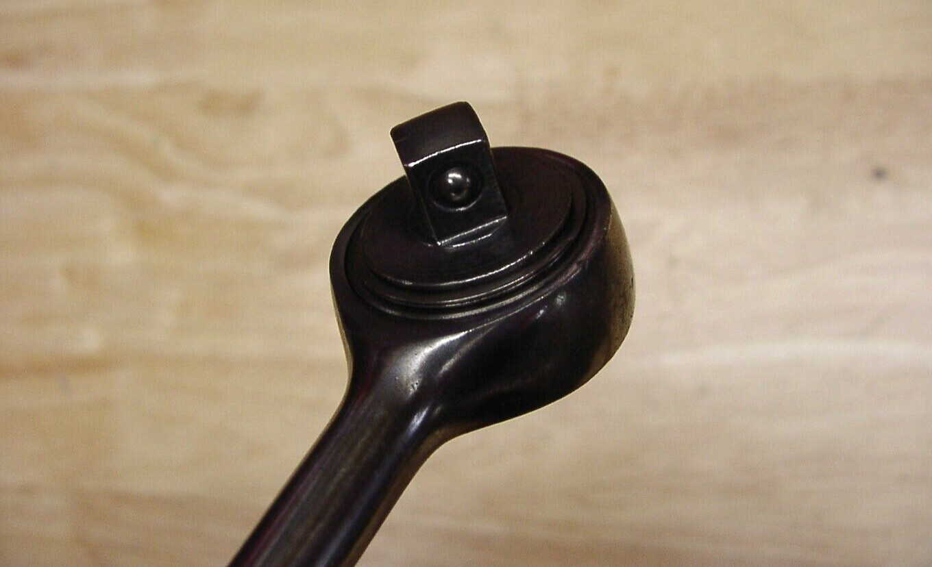Vintage Challenger 1260-2 USA 3/8″ Dr. X 7-1/4″ Ratchet Wrench,Use &Wear,Good