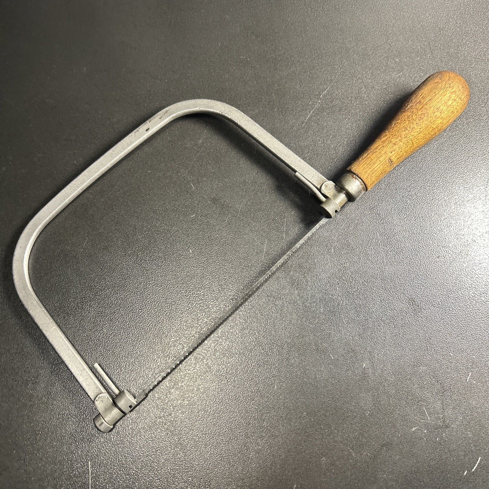 Vintage Wood handle Steel Coping Saw F.P. Maxson