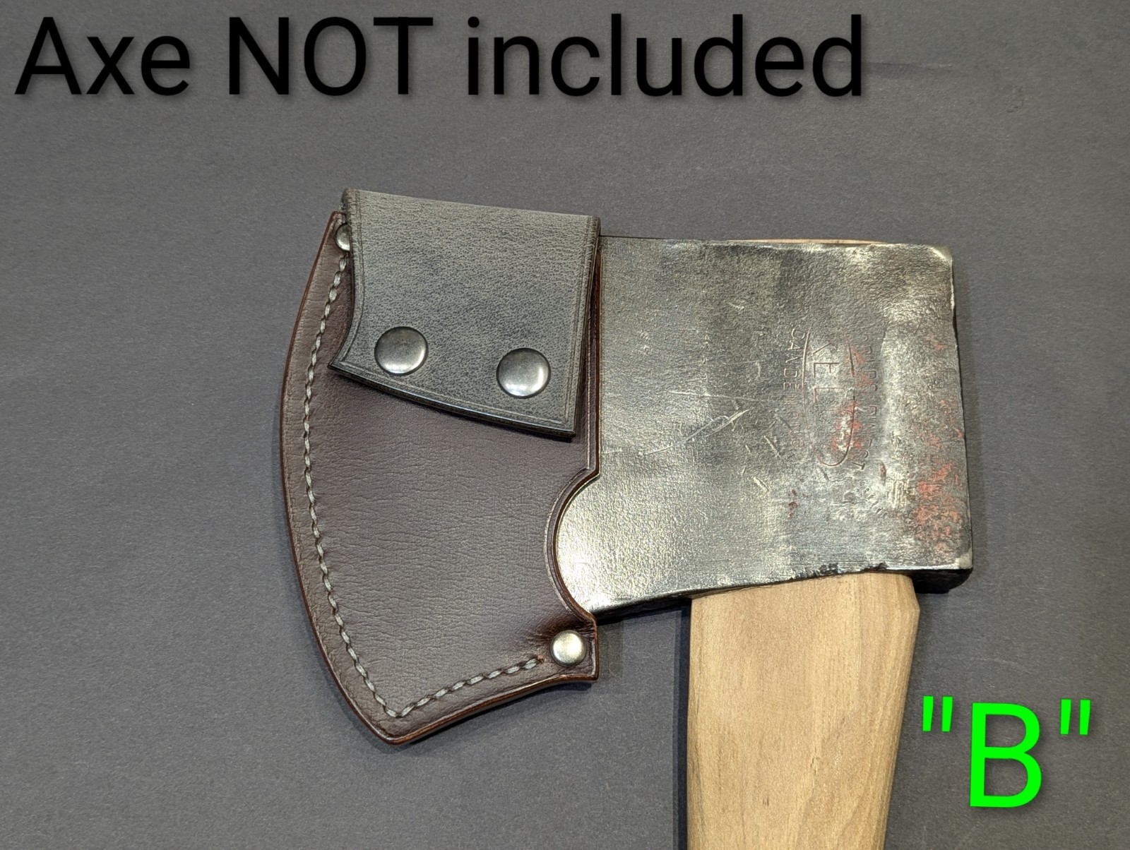 Kelly Dandenong (Australia) Tassie Axe Handmade Leather Axe Mask “Only” Read Des