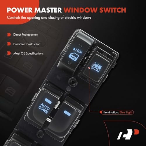 Master Power Window Switch for Hyundai Elantra 08-15 Front Left Driver Side