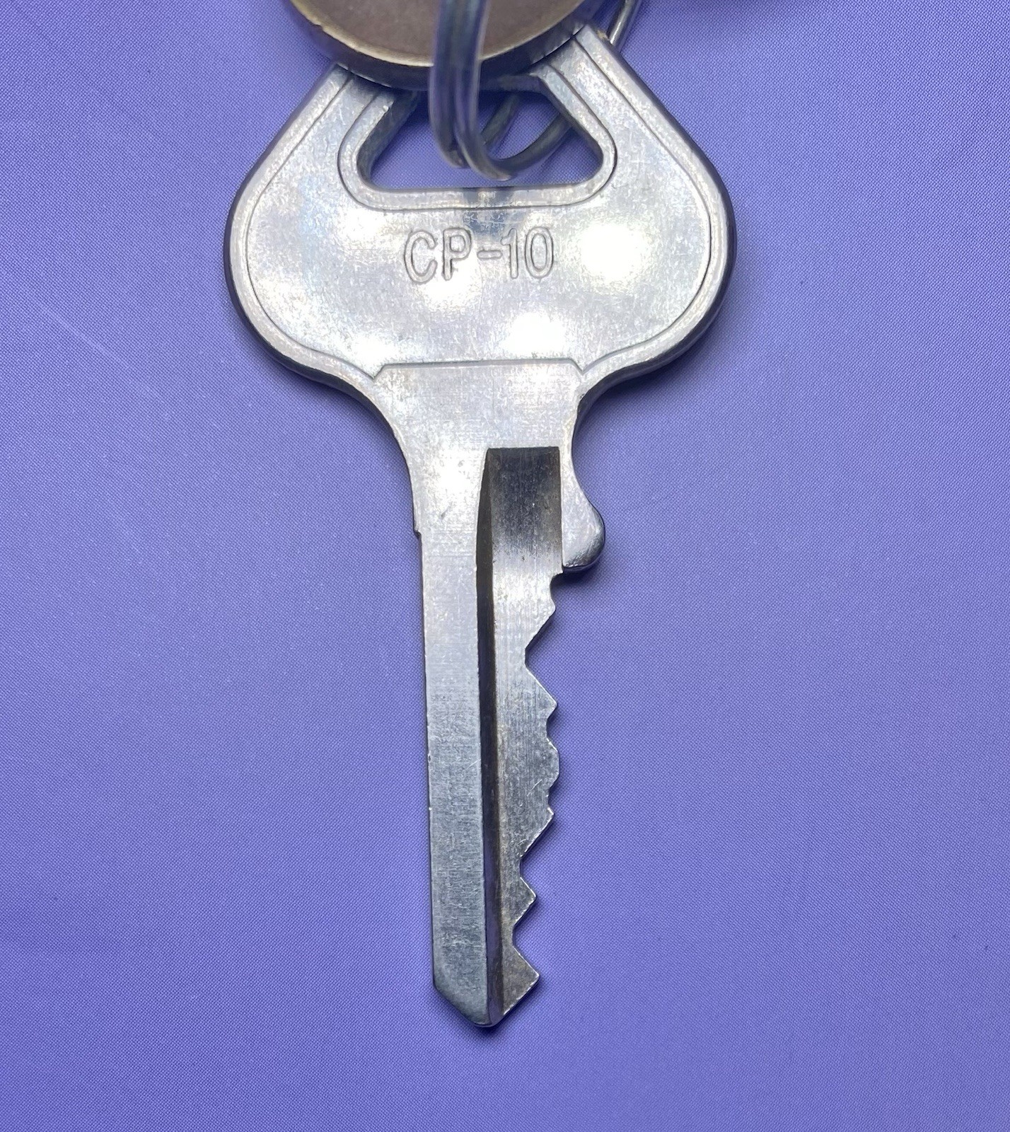 Hillman CP-10 Nickel-Plated Brass Padlock Key – Traditional EZ Number 193