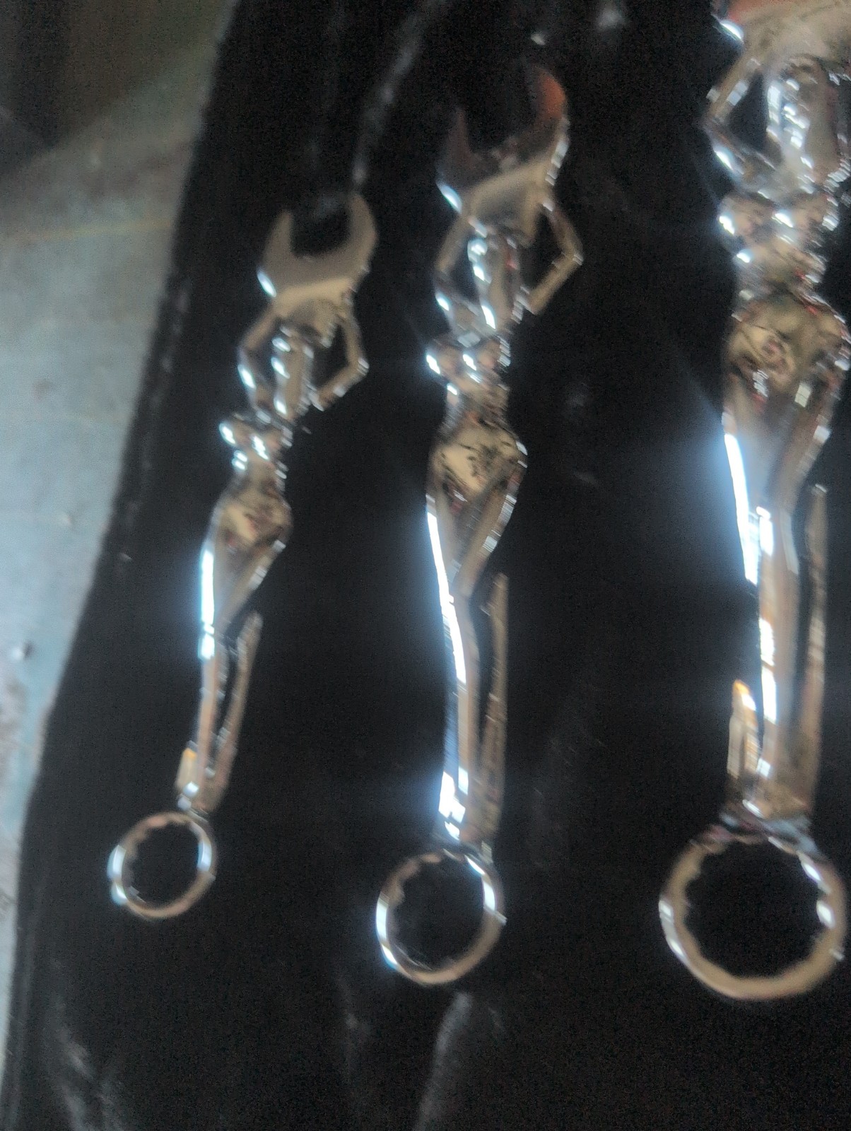 No Fear Wrench Set SAE With Valvet Tote Nos
