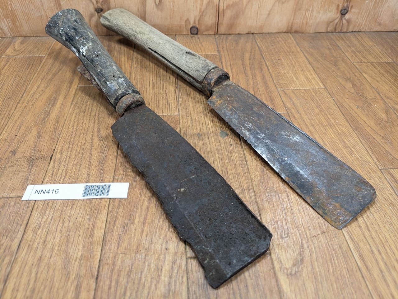 BROKEN DAMAGED Japanese Vintage Carpentry Tool NATA AXE ONO Hatchet SET NN416