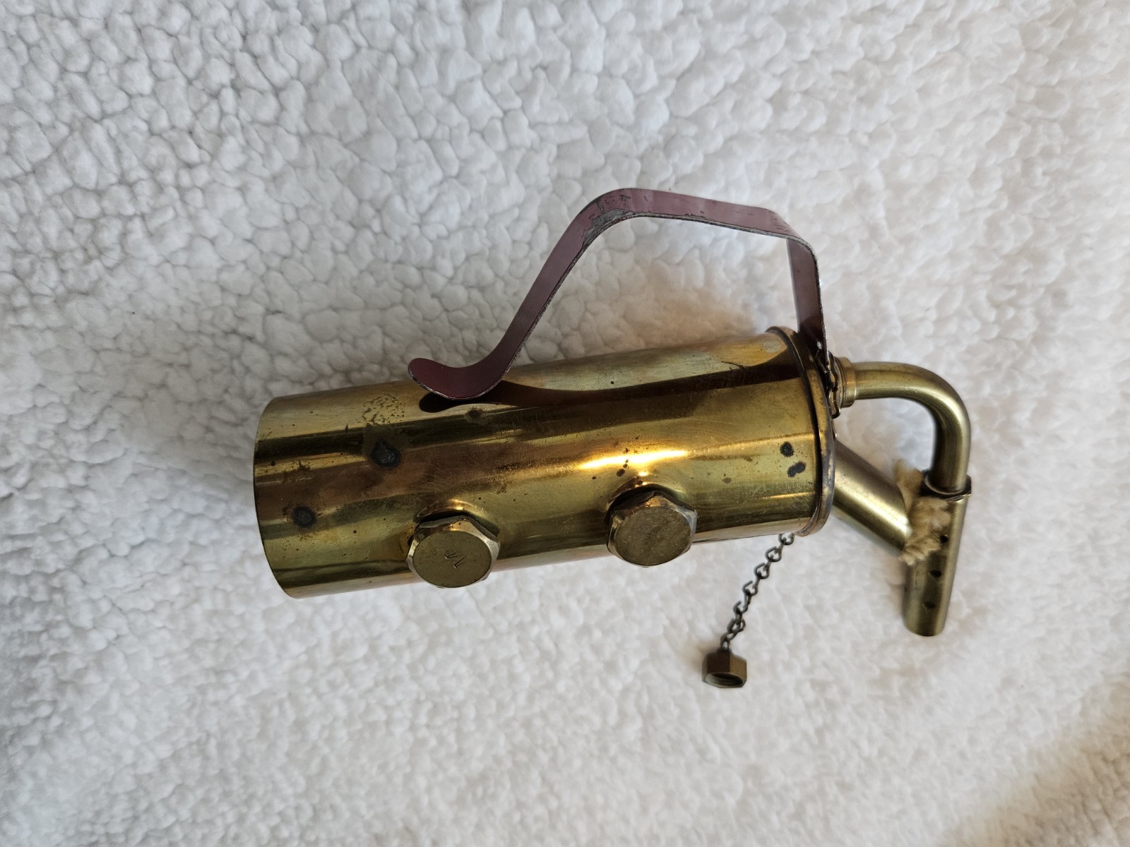8″ Vintage, Historical Brass LENK Blowtorch-Excellent Condition! 1920’s-1930’s