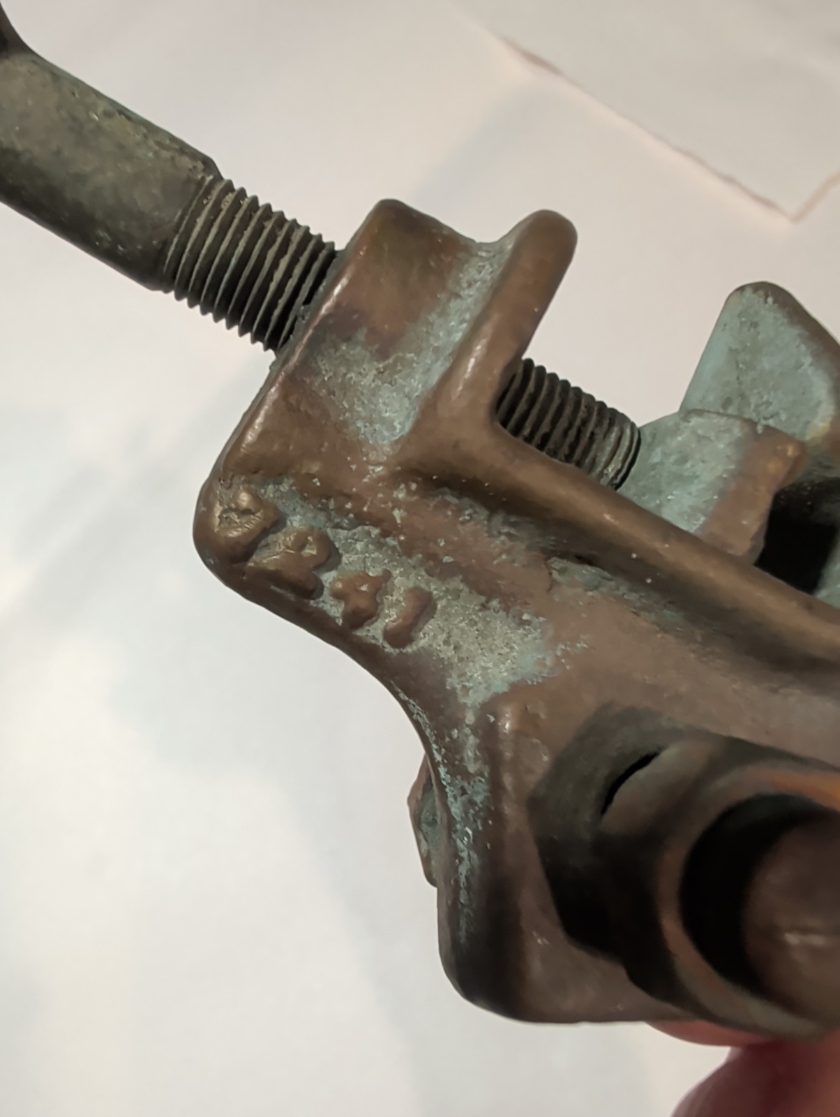 Vintage Kearney 7241 Bronze Hot Line Tap Clamp Overhead Grounding Utility Tool