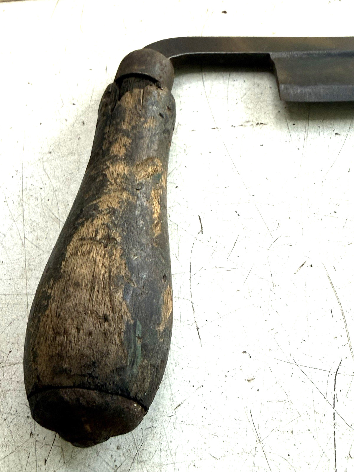 Vintage Draw Knife The James Swan Co. 9″ / FOR RESTORATION USED