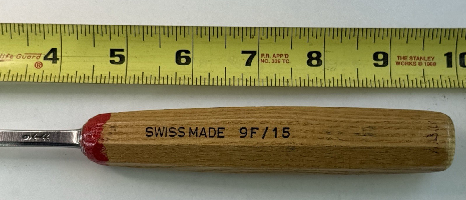 PFEIL Swiss Made 9F/15 No.9 Fishtail Gouge Carving Tool / Woodworking Tool