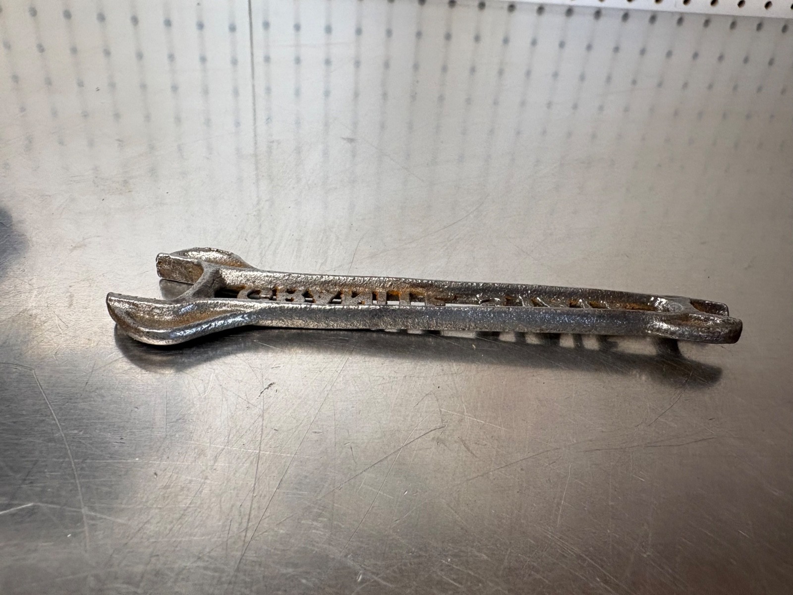 Early Granite State Farm Implement Cut Out Wrench Tool 5″ New Hampshire