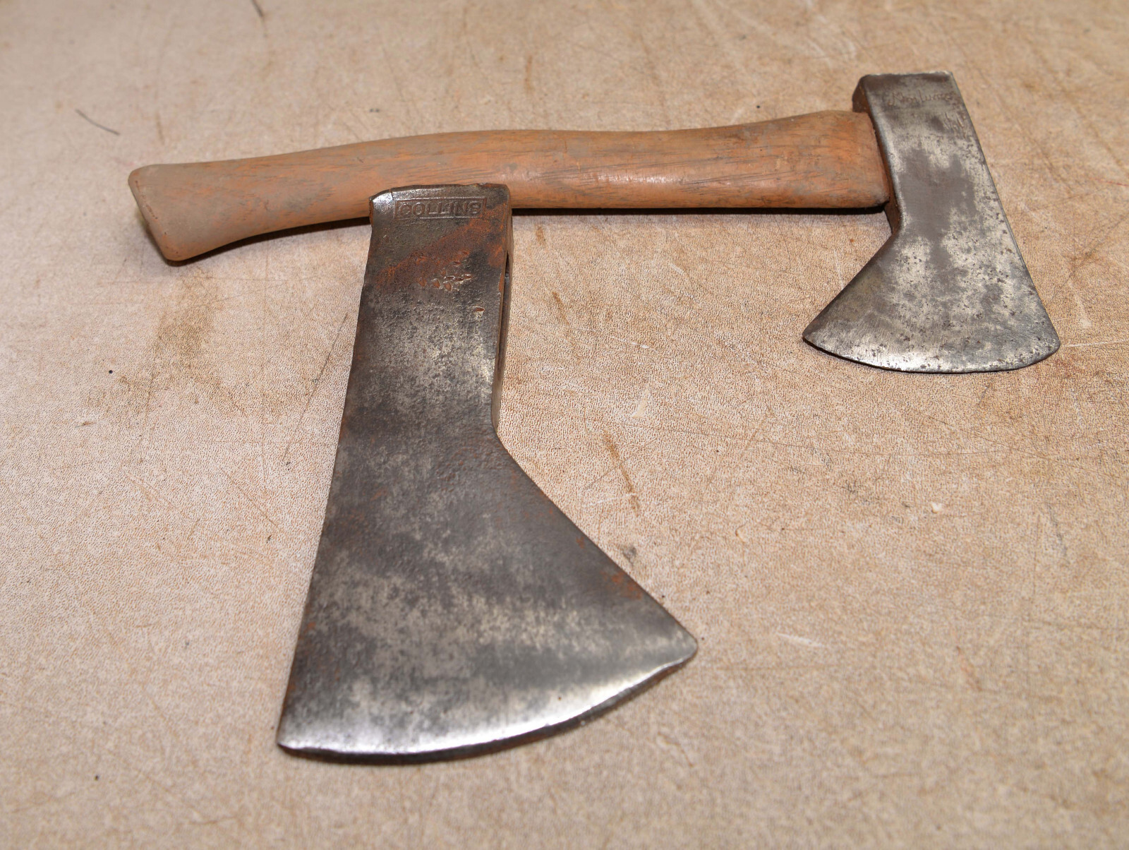 Collins Hudson bay tomahawk axe Norlund hatchet throwing ax collectible tool lot