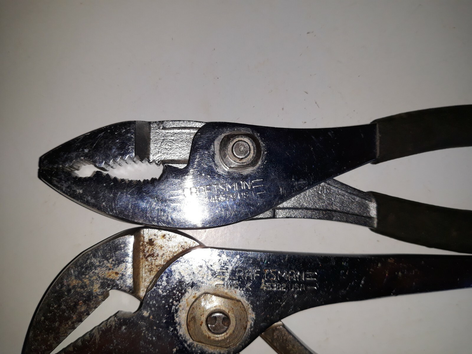 4x Vintage Pliers Lot Snap-On 90A Craftsman 45379 Crescent G-210 Craftsman 45382