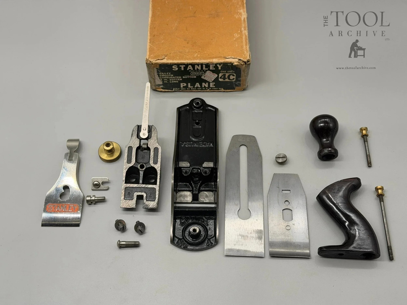 Stanley-Bailey No. 4 (Smoother) with Original Box – Sharp!