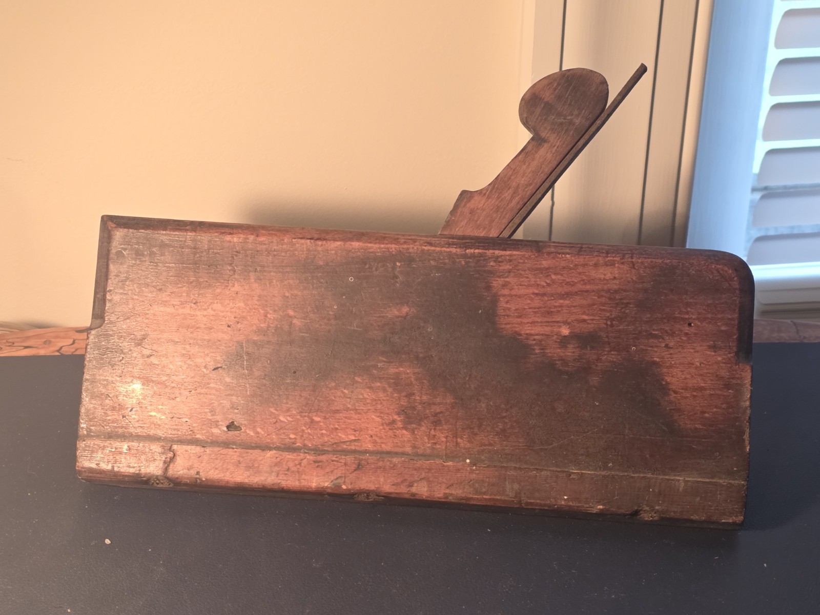 VTG Newton 18th Century Heavy Boxed Wood Moulding Plane INV#109