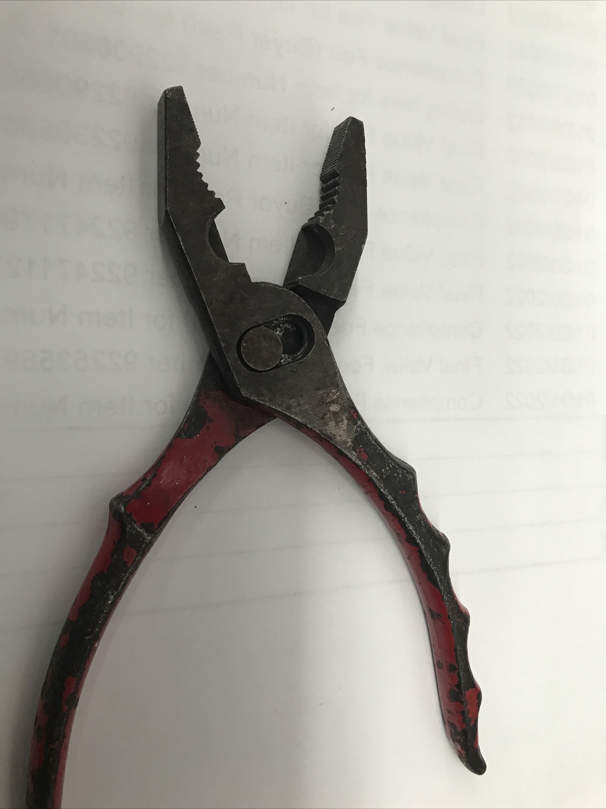 OXWALL TOOL CO. FORGED LINEMAN PLIERS WWII GERMAN BRITISH ZONE GOOD