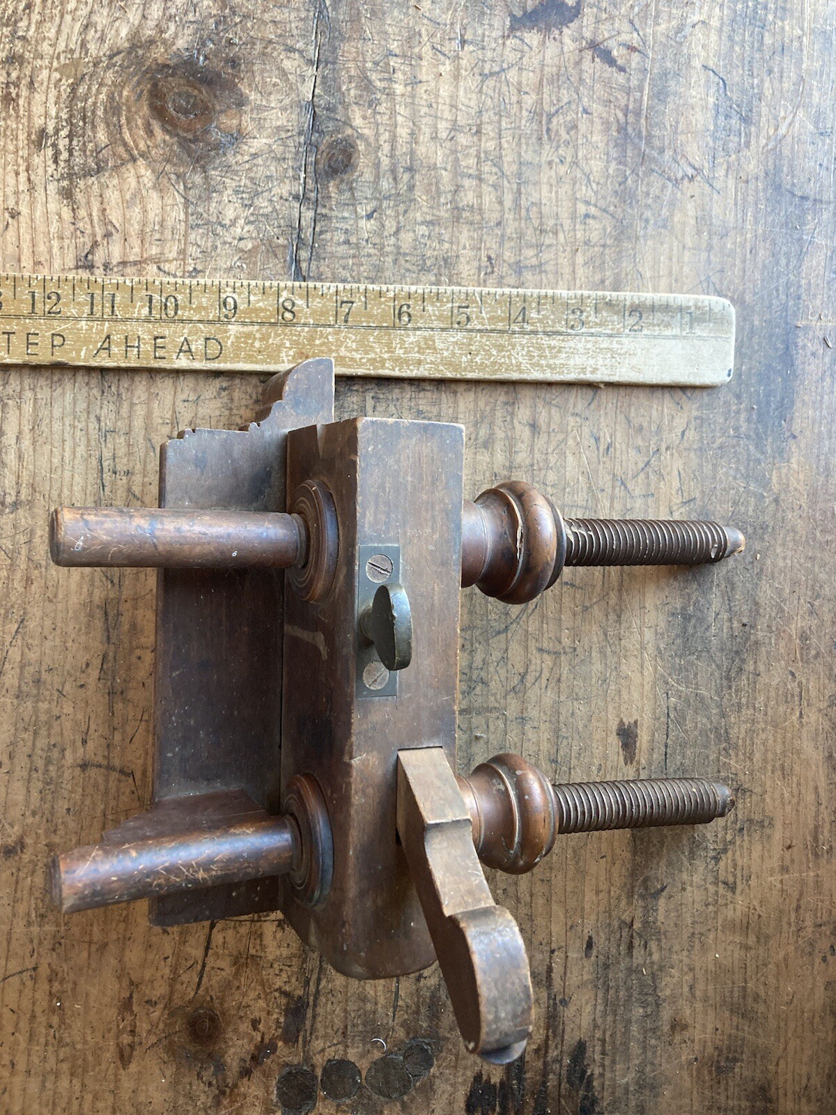 Antique primitive carpenter’s tool Plow Plane 19th C