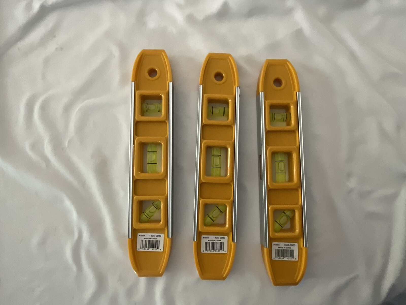 Lot of 3 – Johnson 9” Magnetic Torpedo Level – 1405-0900 – NEW