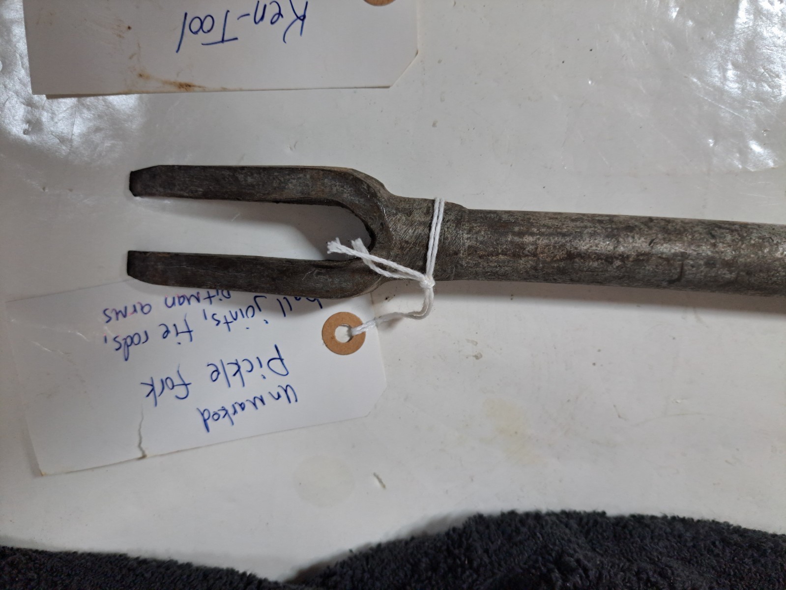 1 Vtg Ken Tool B-37 Tie Rod Ball Joint Separator 15″ Long Pickle Fork Tool USA