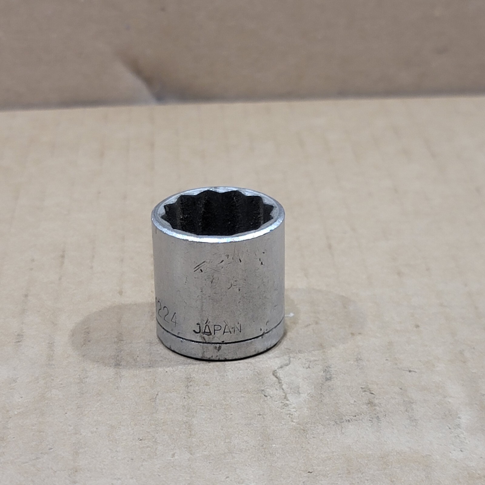 Vintage KAL 3/4″ Socket 12 point 3/8″ Drive 1224 Japan